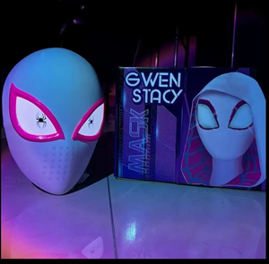 ماسک صورت گوئن عنکبوتی با چشمان چراغ دار Spider Gwen Light-Up Mask_اسباب بازی
